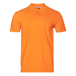 Рубашка поло унисекс хлопок 100%, 185, 04B, оранжевый