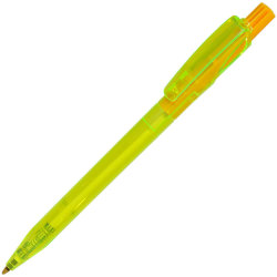 Ручка шариковая TWIN LX, пластик (желтый)